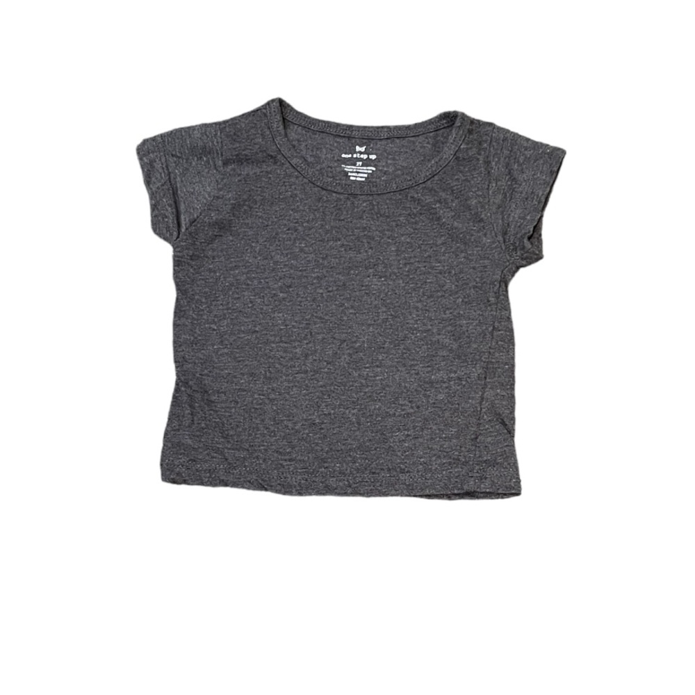 Toddler Girls’ Grey Short Sleeve Shirt